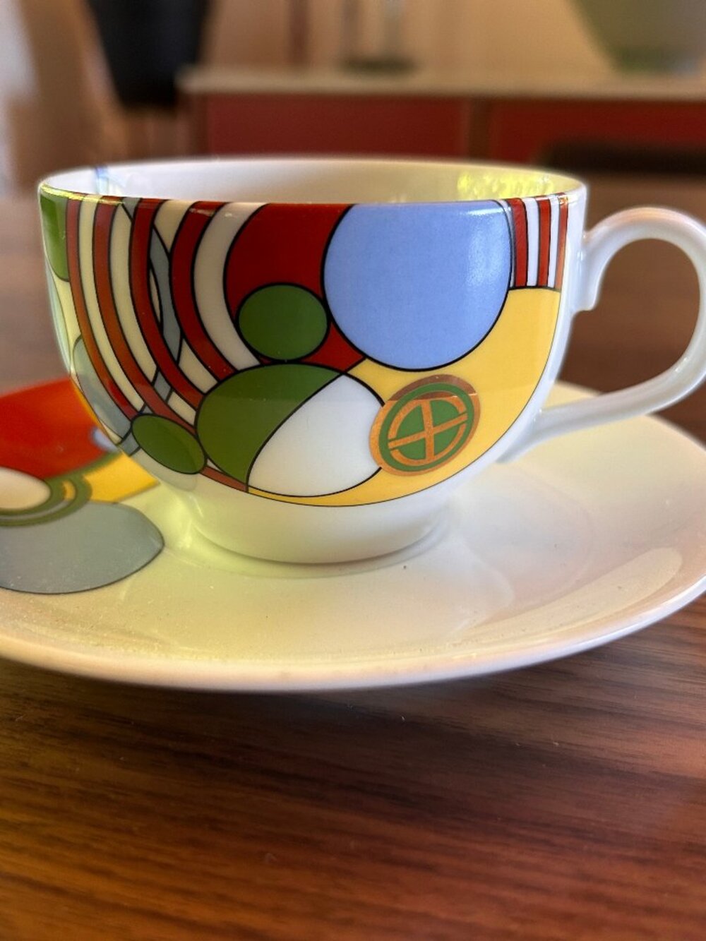 Cup & Saucer Set Cabaret Tiffany & Co for F.L. Wright